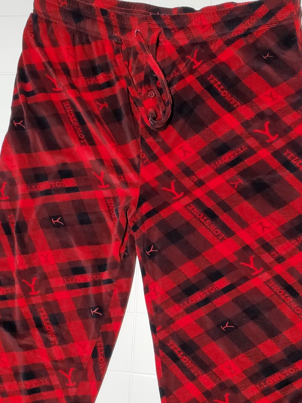 Official Yellowstone TV show men's fleece lounge pants NWOT Size XL